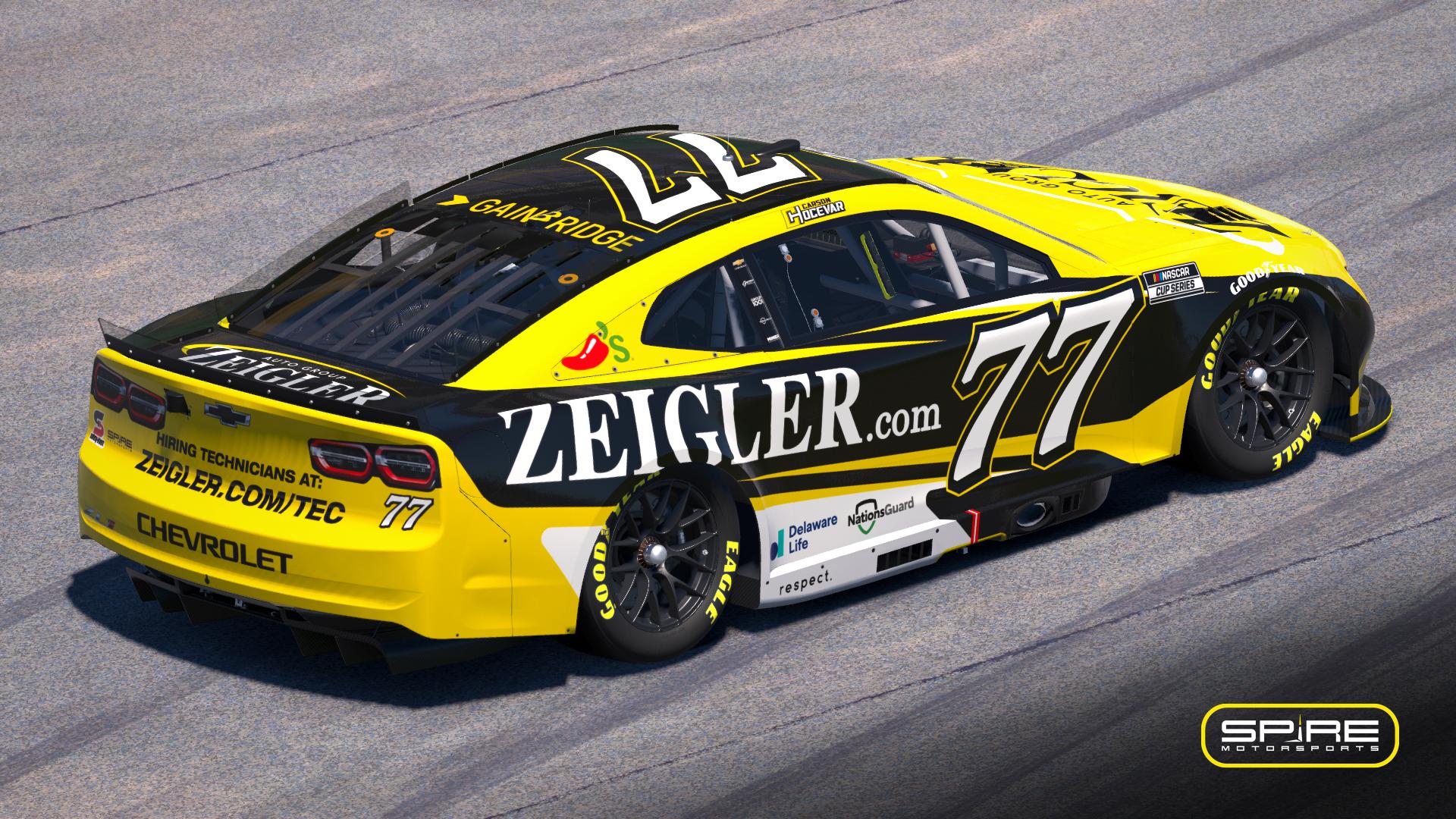 Preview of 2025 #77 Carson Hocevar Zeigler Auto Group by Spire Motorsports