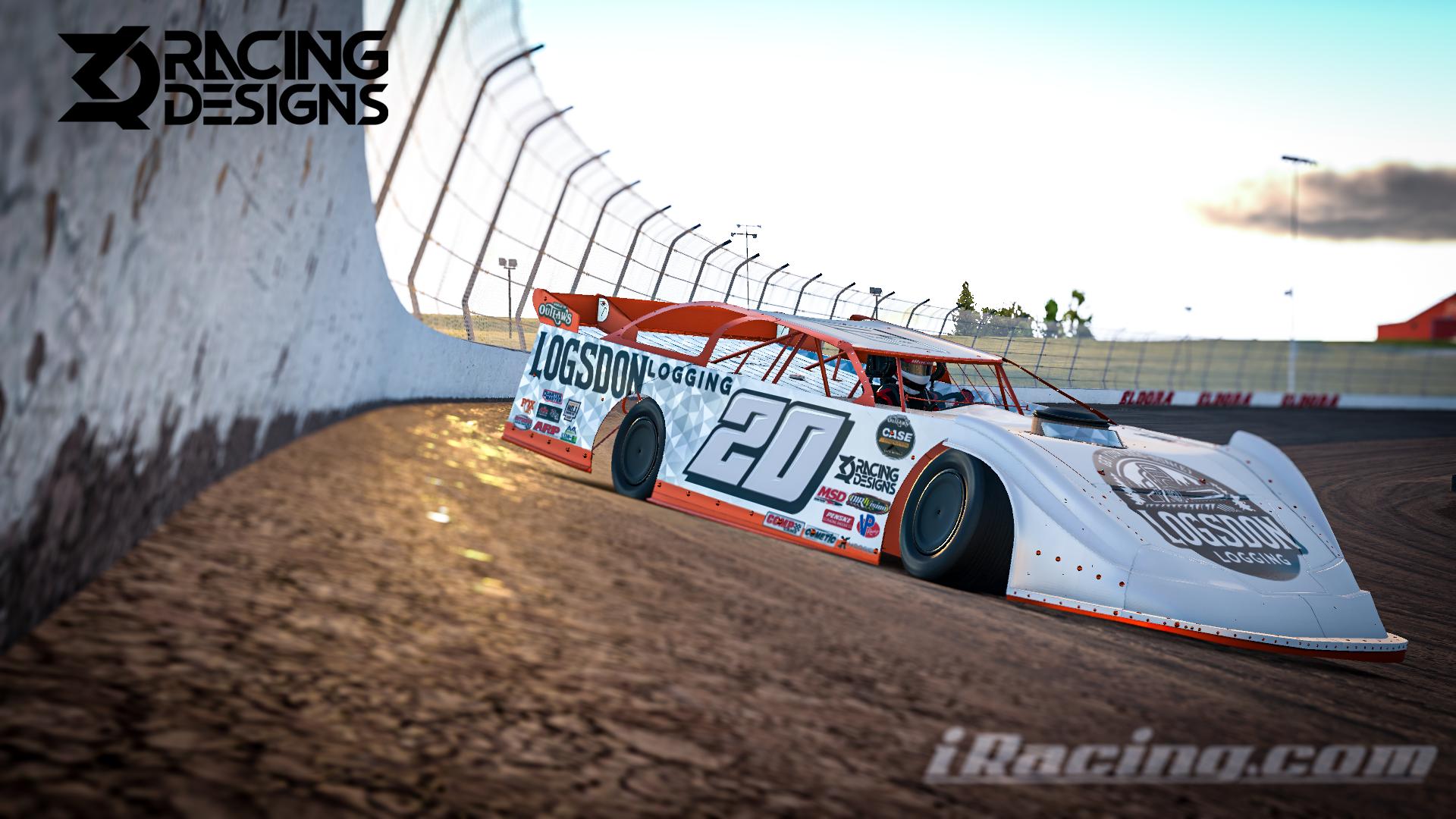Preview of Landon Huff #11 Logsdon Logging Dirt Late Model by Johnathan Smith3