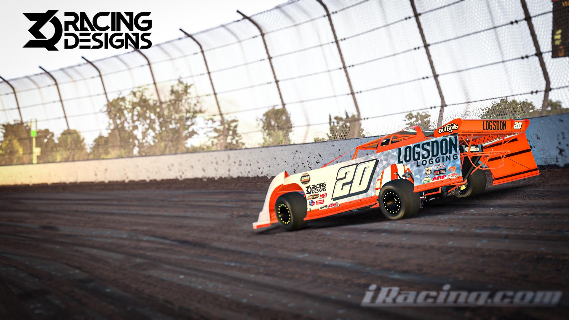 Preview of Landon Huff #11 Logsdon Logging Dirt Late Model by Johnathan Smith3