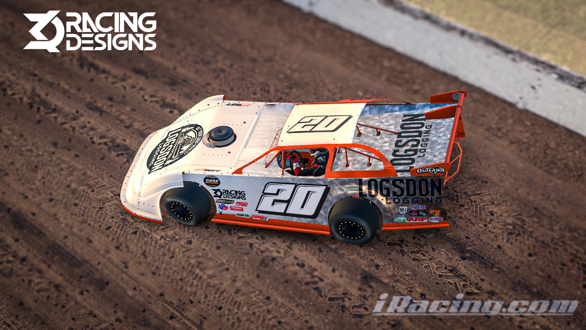 Preview of Landon Huff #11 Logsdon Logging Dirt Late Model by Johnathan Smith3