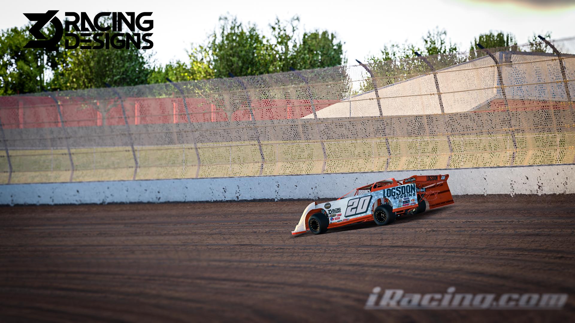 Preview of Landon Huff #11 Logsdon Logging Dirt Late Model by Johnathan Smith3