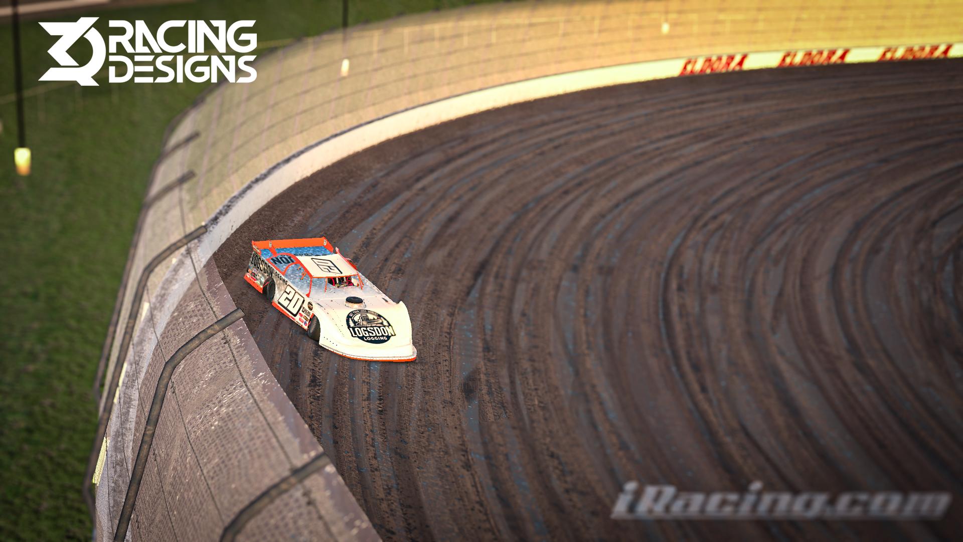 Preview of Landon Huff #11 Logsdon Logging Dirt Late Model by Johnathan Smith3
