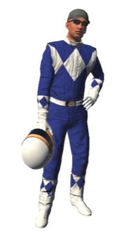 Preview of Blue Mighty Morphin Power Rangers Suit by Laurence Erin-Jenkins