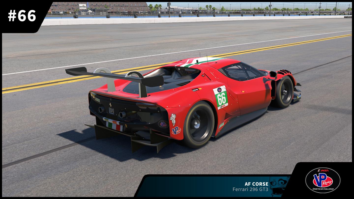 #66 AF Corse Ferrari 296 GT3 2025 IMSA VP Racing SportsCar Challenge by ...