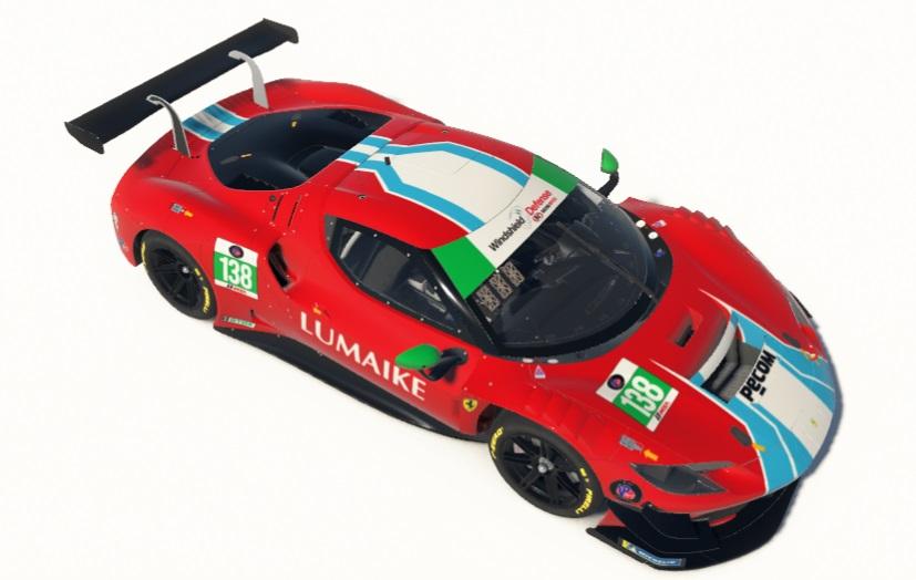 Preview of #50 AF Corse Ferrari 296 GT3 2025 IMSA VP Racing SportsCar Challenge by Zack W Gould