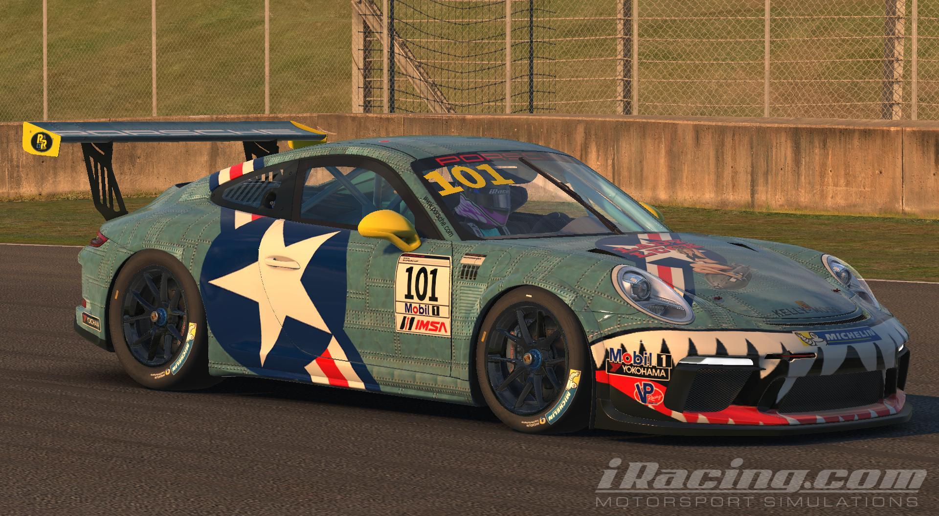 Preview of Kelly-Moss GT3 Gold Cup Porsche Replica paint & Decal layer /circa 2014 by Marshall W.