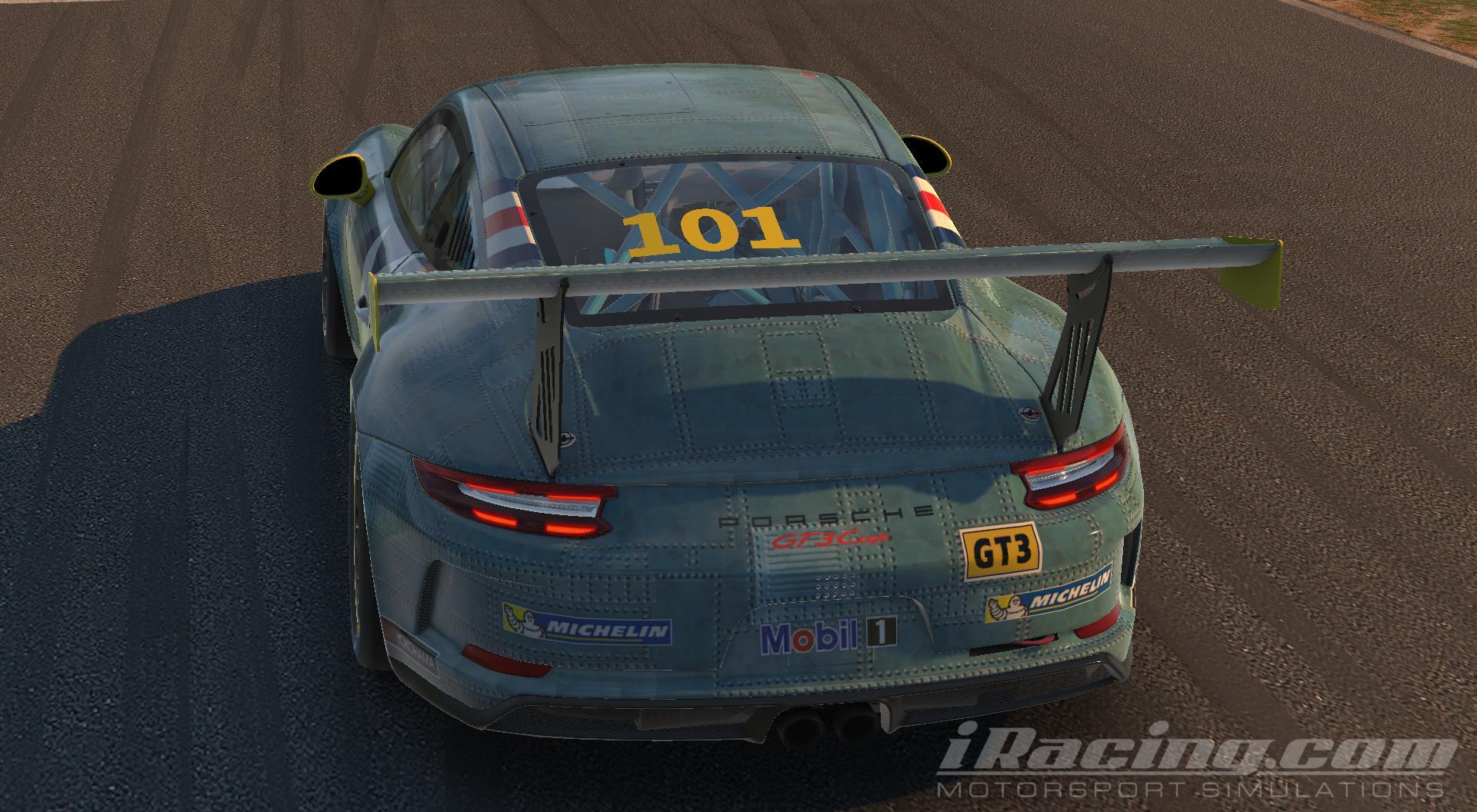 Preview of Kelly-Moss GT3 Gold Cup Porsche Replica paint & Decal layer /circa 2014 by Marshall W.