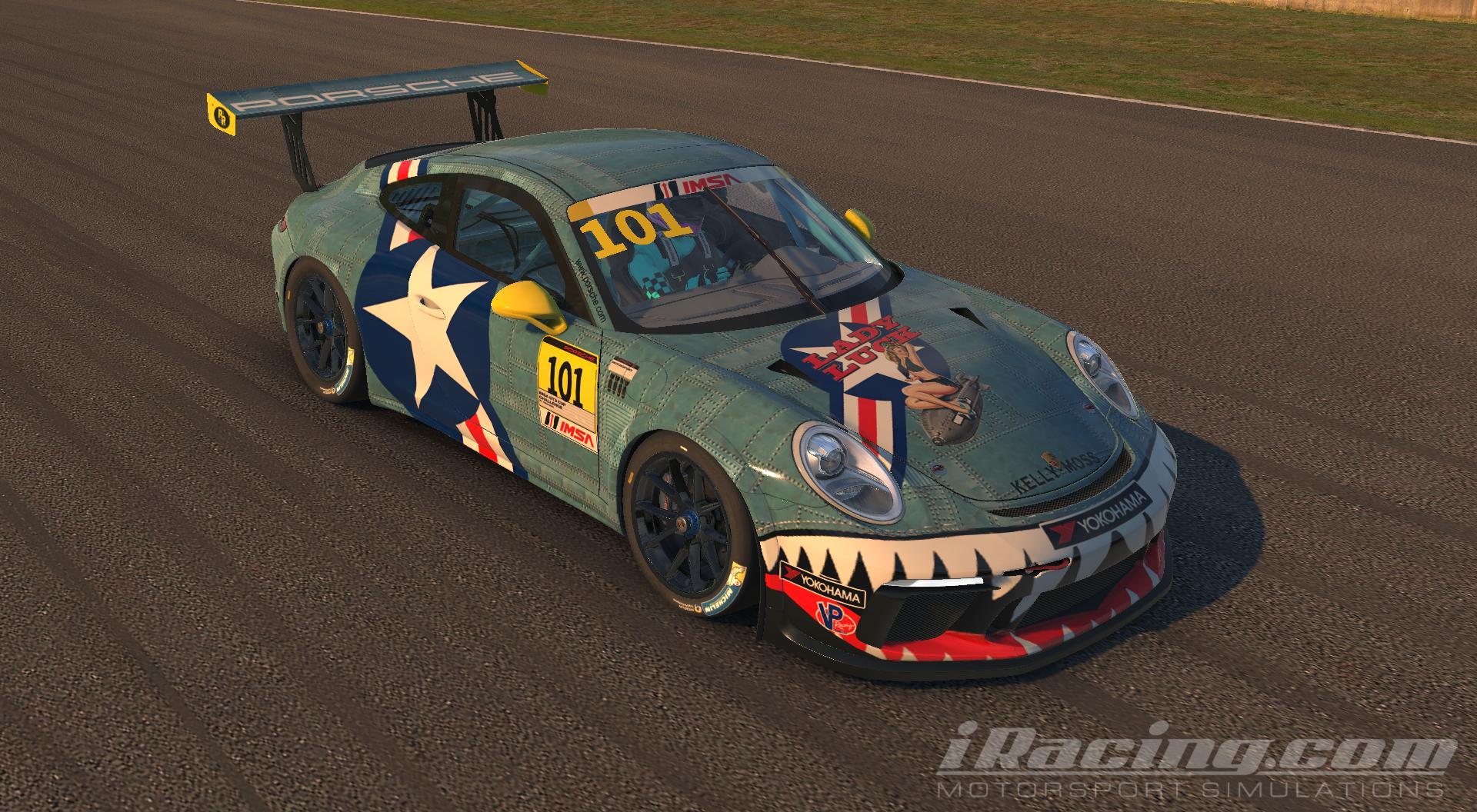 Preview of Kelly-Moss GT3 Gold Cup Porsche Replica paint & Decal layer /circa 2014 by Marshall W.