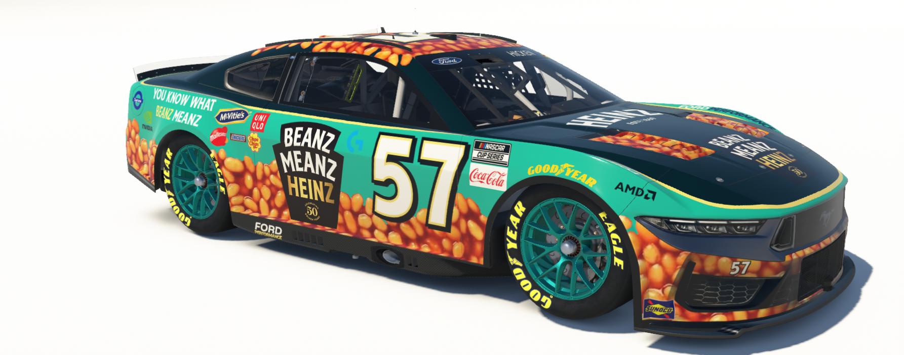 Preview of Heinz Beanz Motorsports NASCAR Next Gen Ford by Travis Hicken