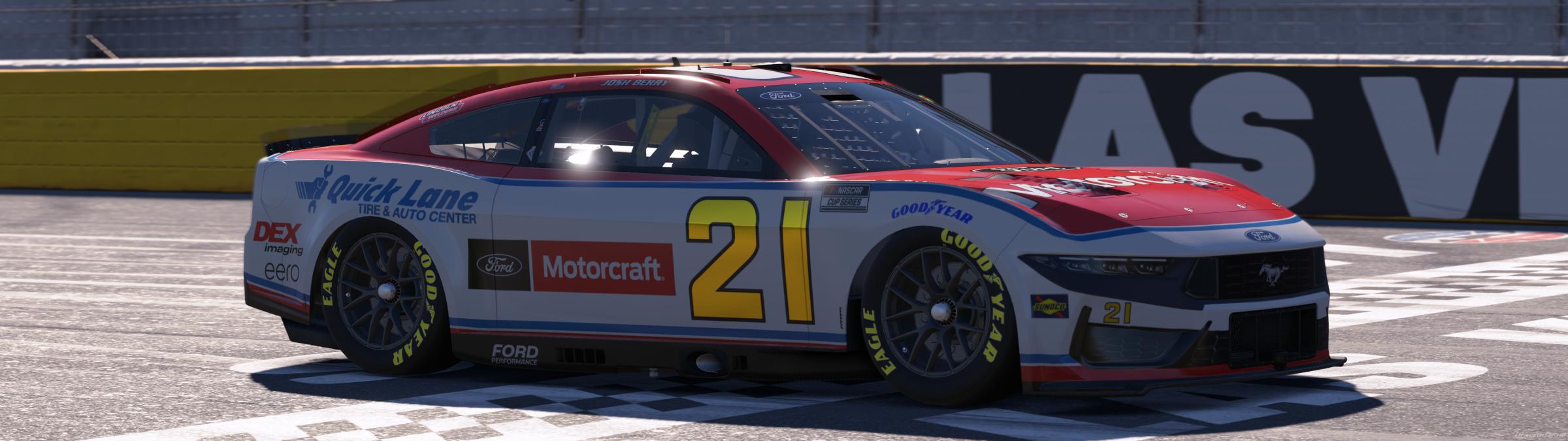 Preview of Josh Berry Wood Brothers Racing Motorcraft Quick Lane by Mick J.