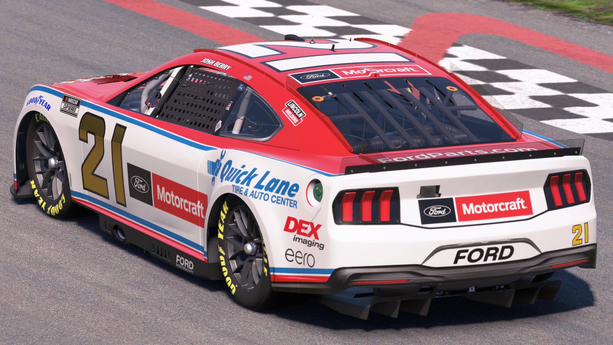Preview of Josh Berry Wood Brothers Racing Motorcraft Quick Lane by Mick J.