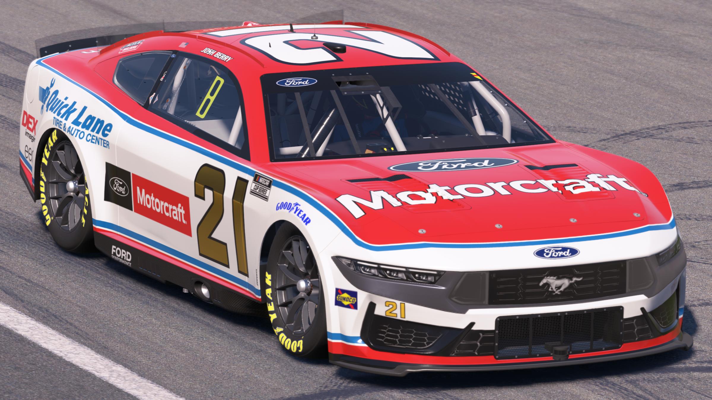 Preview of Josh Berry Wood Brothers Racing Motorcraft Quick Lane by Mick J.