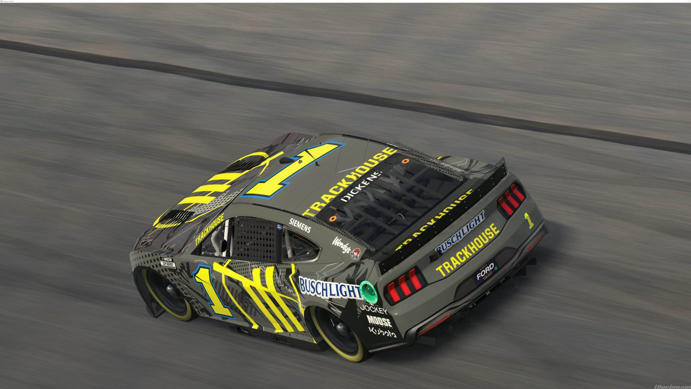 Preview of Ross Chastain TrackHouse No1 Nascar Cup Series Next Gen Ford Mustang by Ben D.