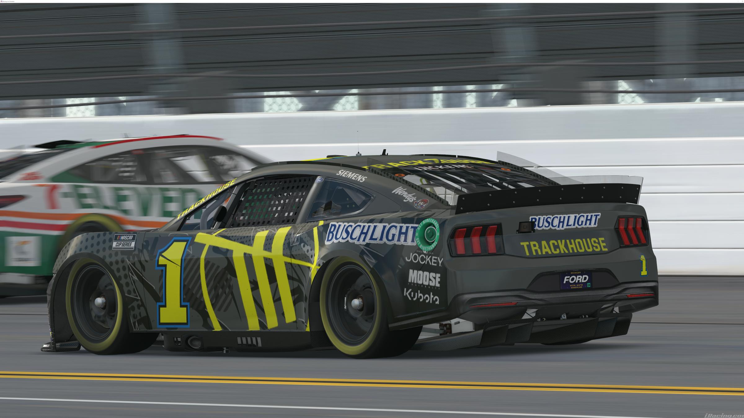 Preview of Ross Chastain TrackHouse No1 Nascar Cup Series Next Gen Ford Mustang by Ben D.