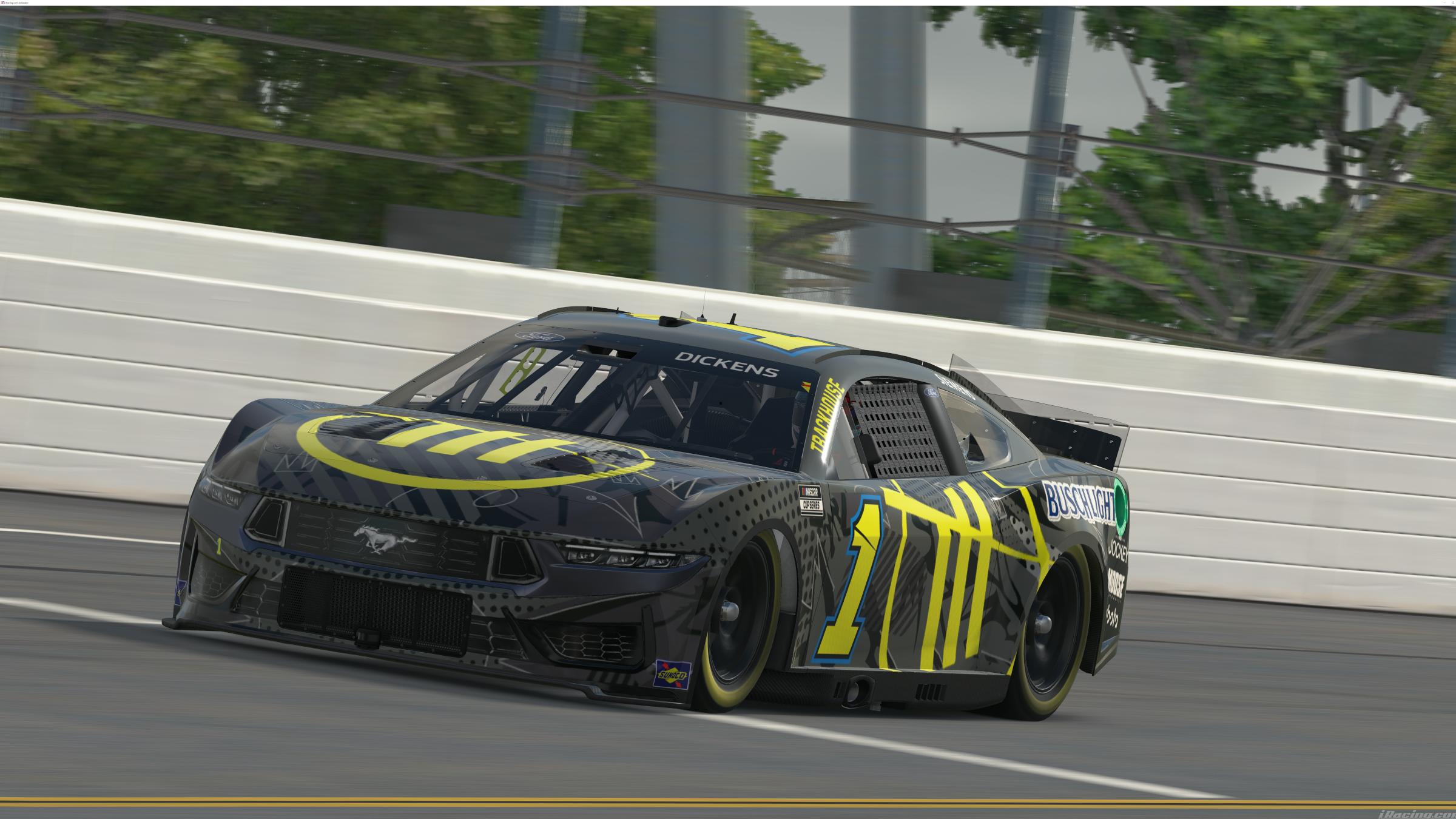 Preview of Ross Chastain TrackHouse No1 Nascar Cup Series Next Gen Ford Mustang by Ben D.