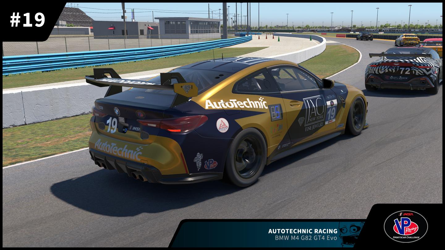 Preview of #19 AutoTechnic Racing BMW M4 EVO GT4 2025 IMSA VP Racing SportsCar Challenge by Zack W Gould