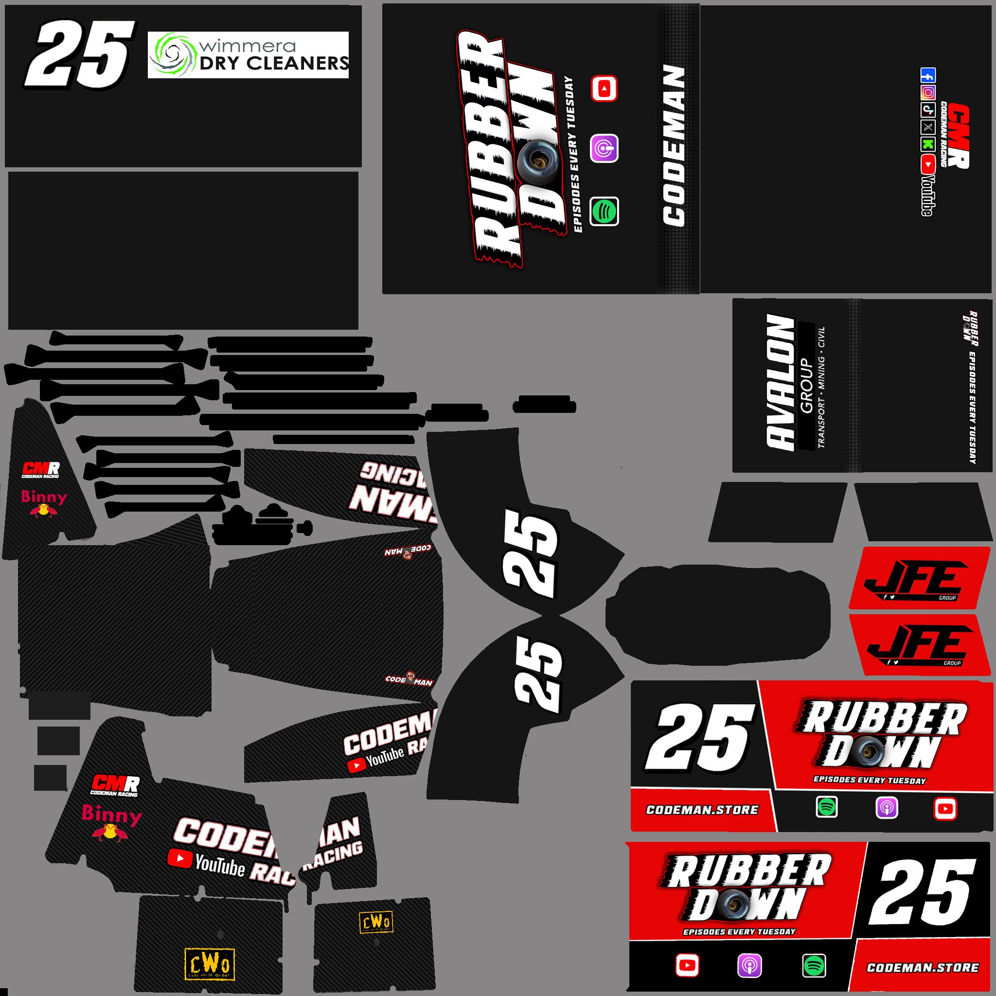 Preview of RUBBER DOWN PODCAST by Cody Smith28