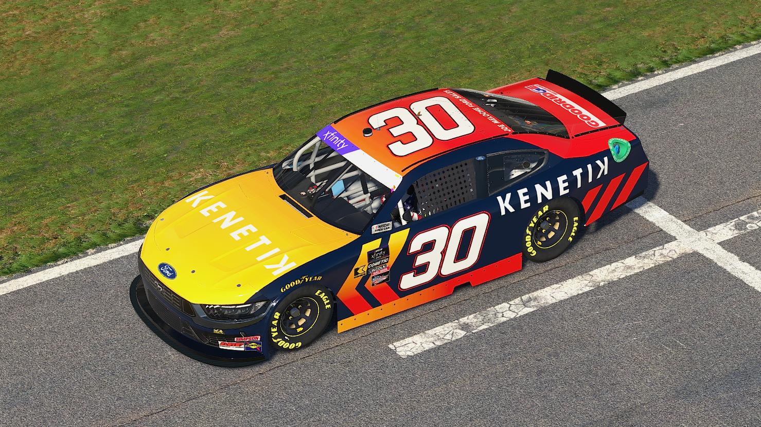 Preview of Cleetus McFarland #30 Kenetik Ford Mustang - Custom Number by Matt Yost