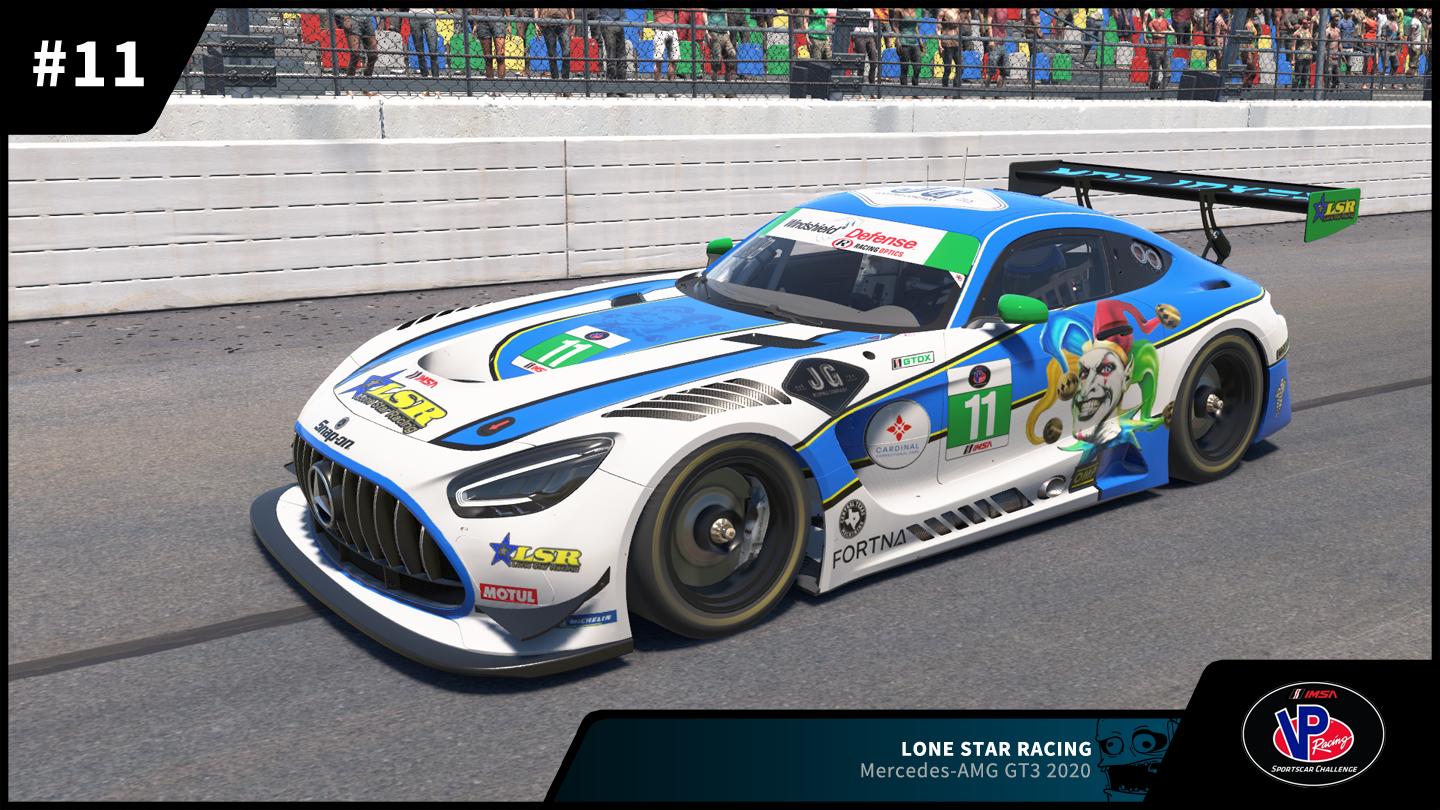 Preview of #11 Lone Star Racing Mercedes AMG GT3 2025 IMSA VP Racing SportsCar Challenge by Zack W Gould