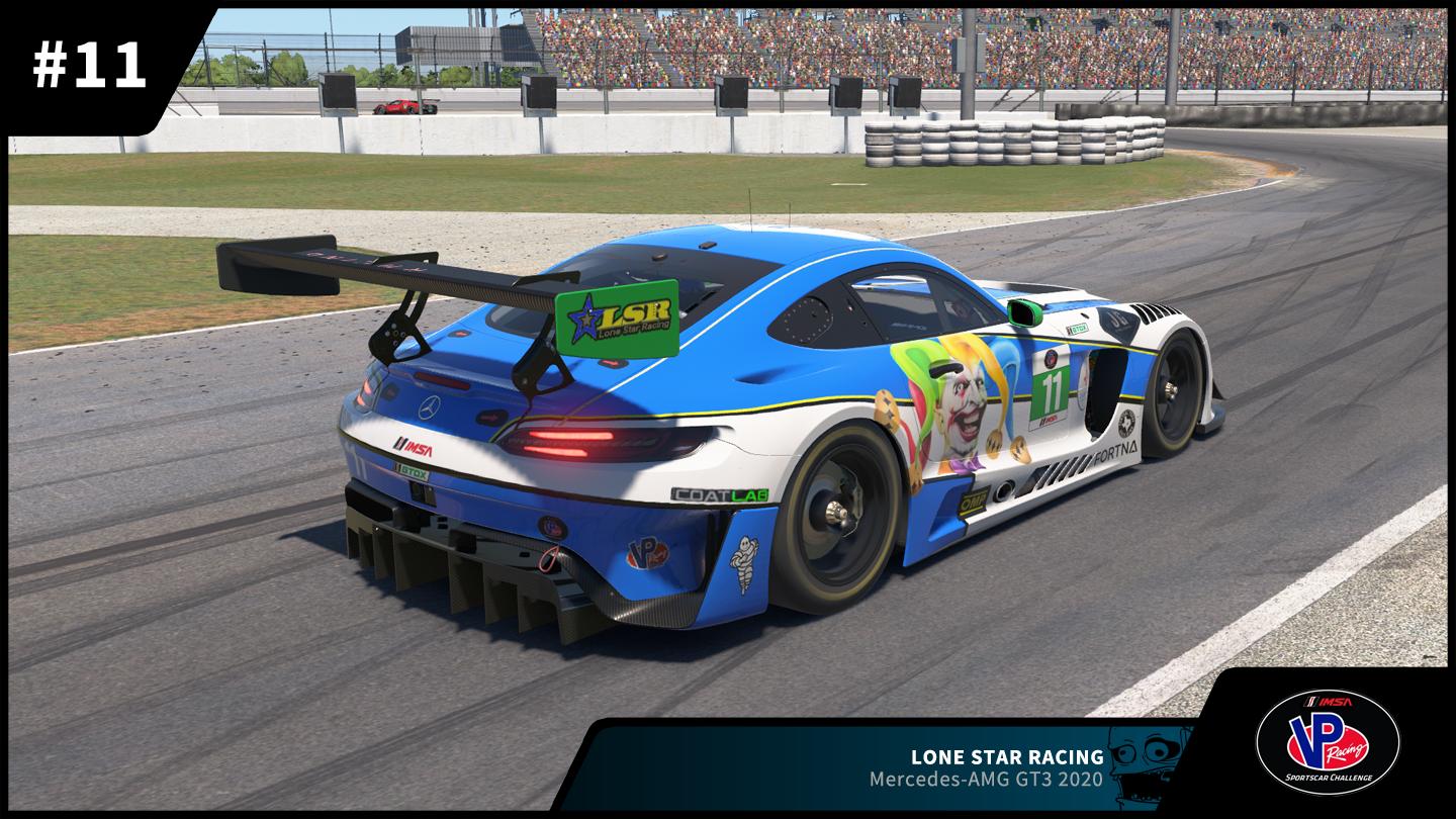 Preview of #11 Lone Star Racing Mercedes AMG GT3 2025 IMSA VP Racing SportsCar Challenge by Zack W Gould
