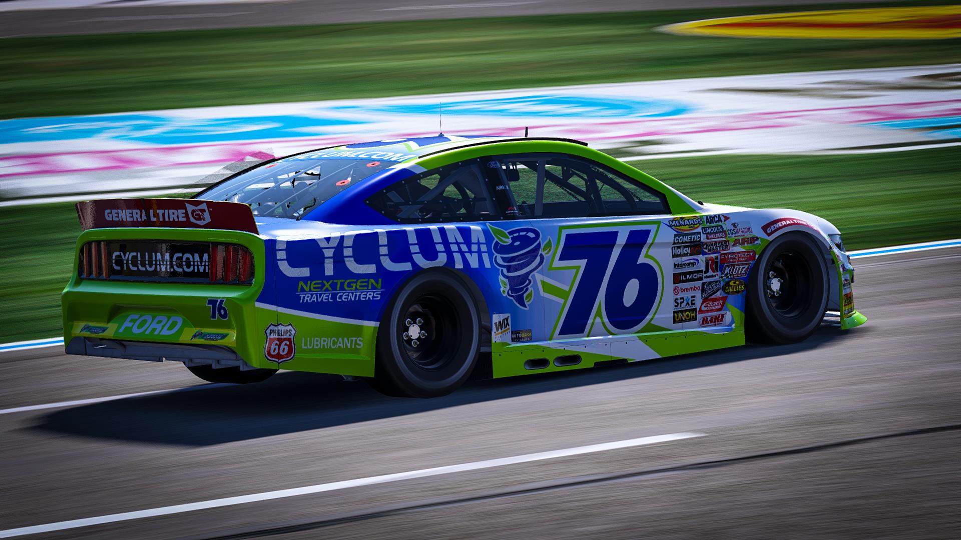 Preview of AM Racing #76 Kole Raz Cyclum NextGen Travel Centers Cust Num by Noah B.