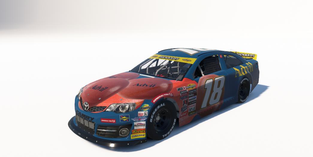 Preview of Kyle Busch Advil Concept #18 by Tayne Hodesson