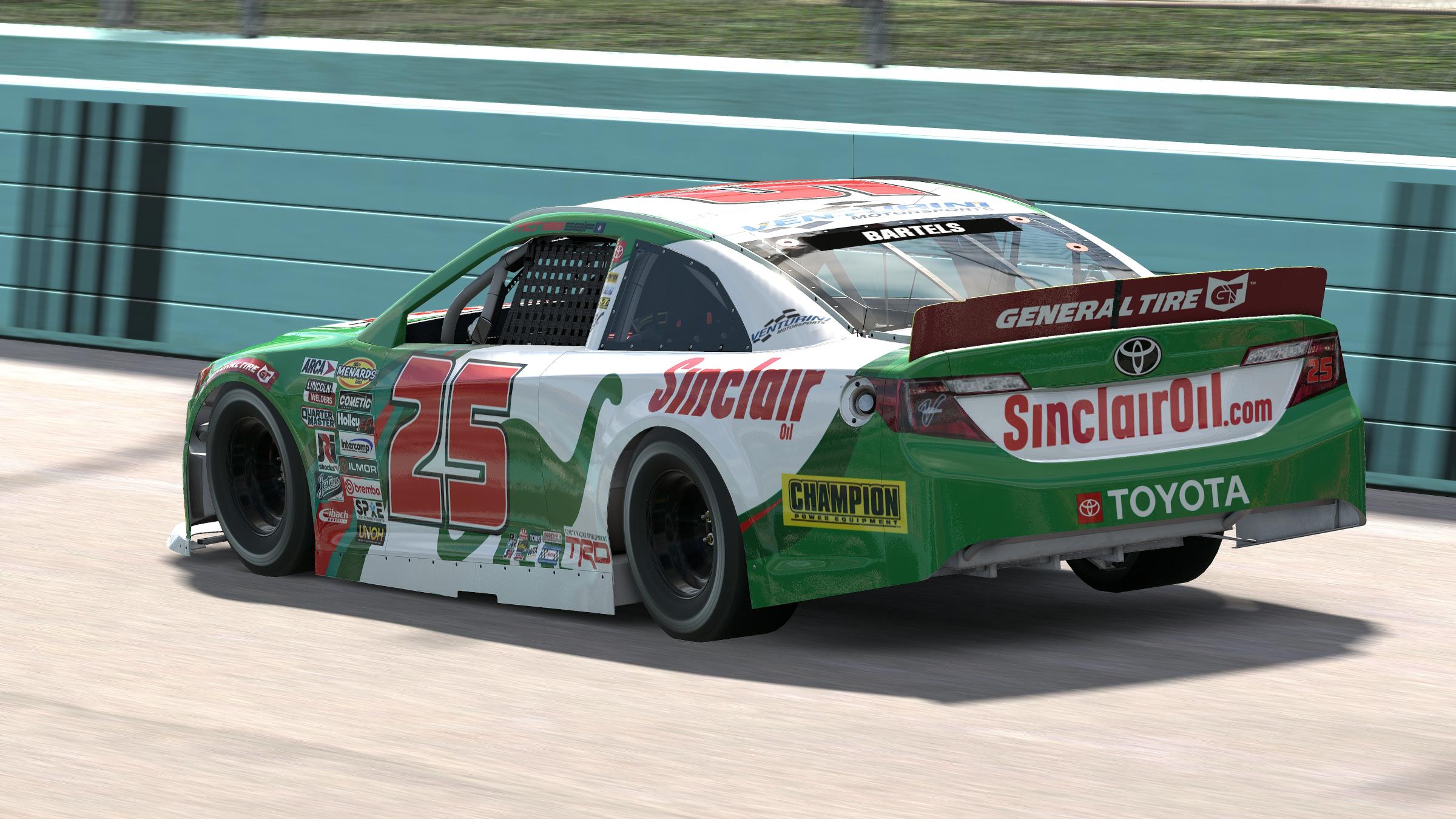 Preview of Michael Self 2020 #25 Sinclair Oil Toyota (CUSTOM) by Matt Bartels