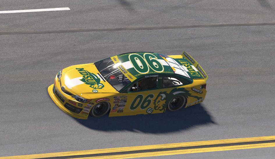 Preview of Bryce Haugeberg 2025 Daytona #06 NDSU North Dakota State University Toyota Camry by Tyler Fisher4