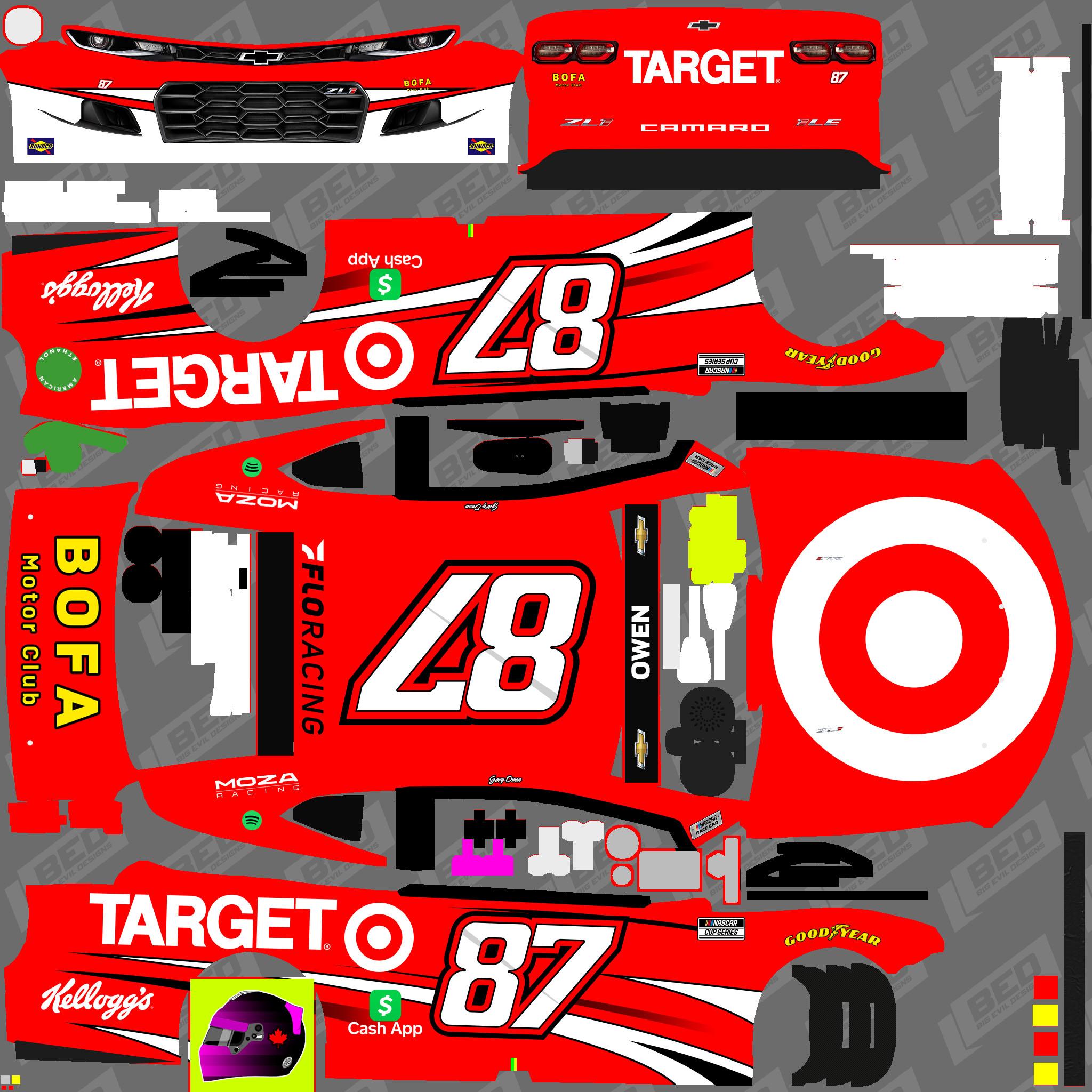 Preview of Gary Owens #87 Target by Ronald B.