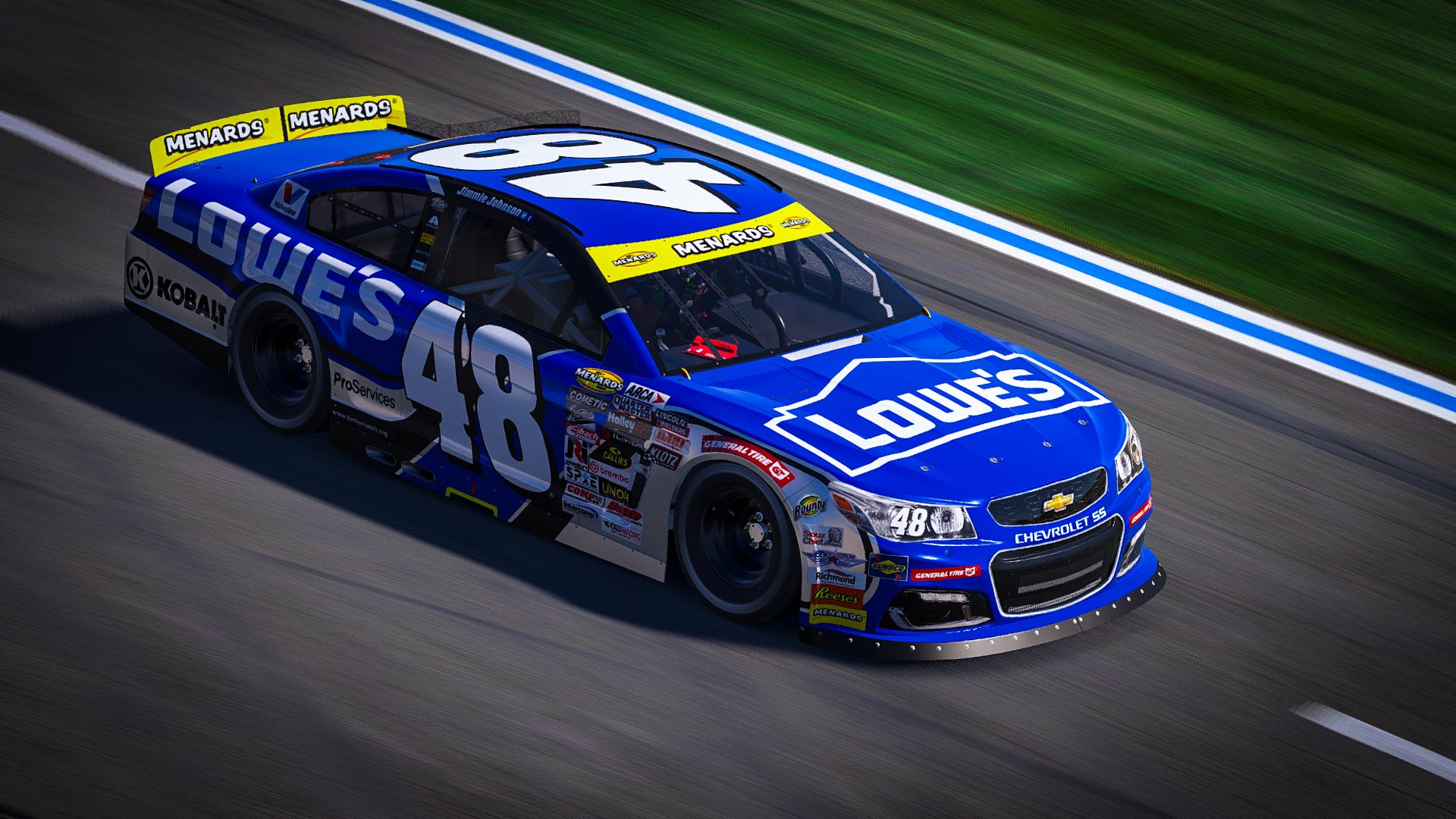 Preview of *Fictional* #48 Jimmie Johnson Lowes Concept Cust Num by Noah B.