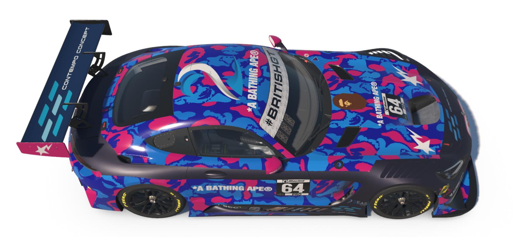 Preview of 2 Seas Mercedes AMG GT3 EVO for the 2025 British GT Season by Keith Archer