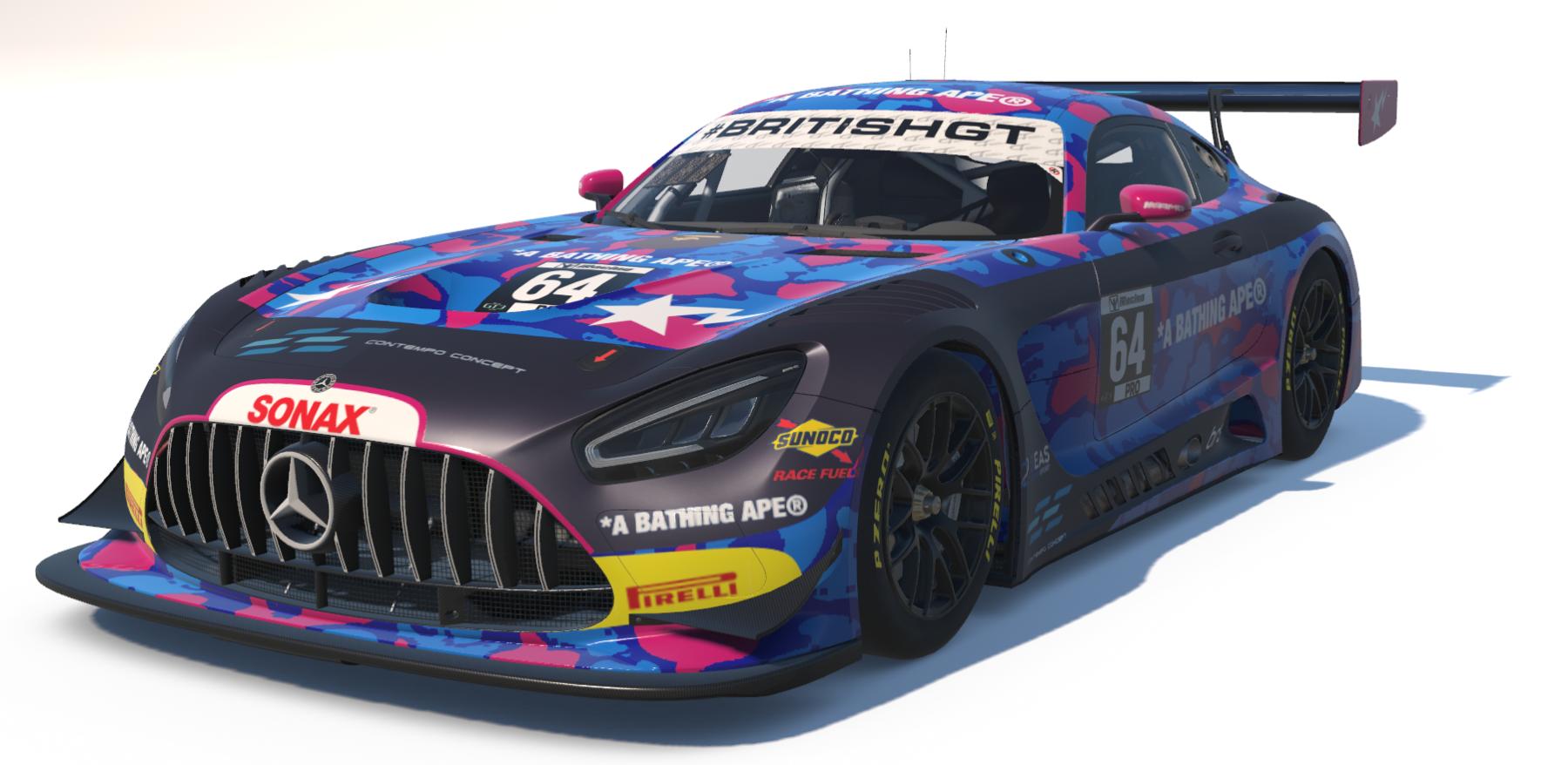 Preview of 2 Seas Mercedes AMG GT3 EVO for the 2025 British GT Season by Keith Archer
