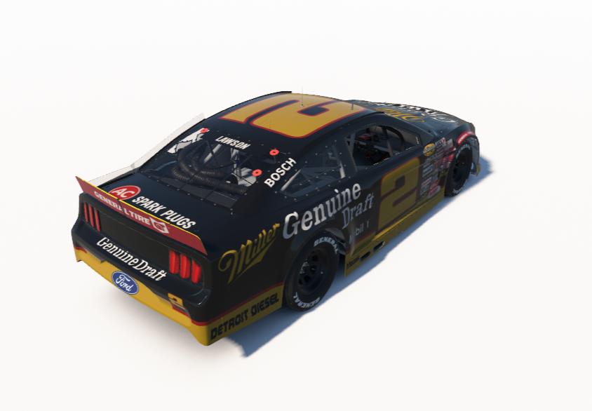 Preview of Rusty Wallace Miller Genuine Draft ARCA Ford Mustang by Ronald Lawson2
