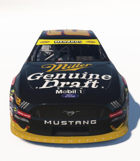 Preview of Rusty Wallace Miller Genuine Draft ARCA Ford Mustang by Ronald Lawson2