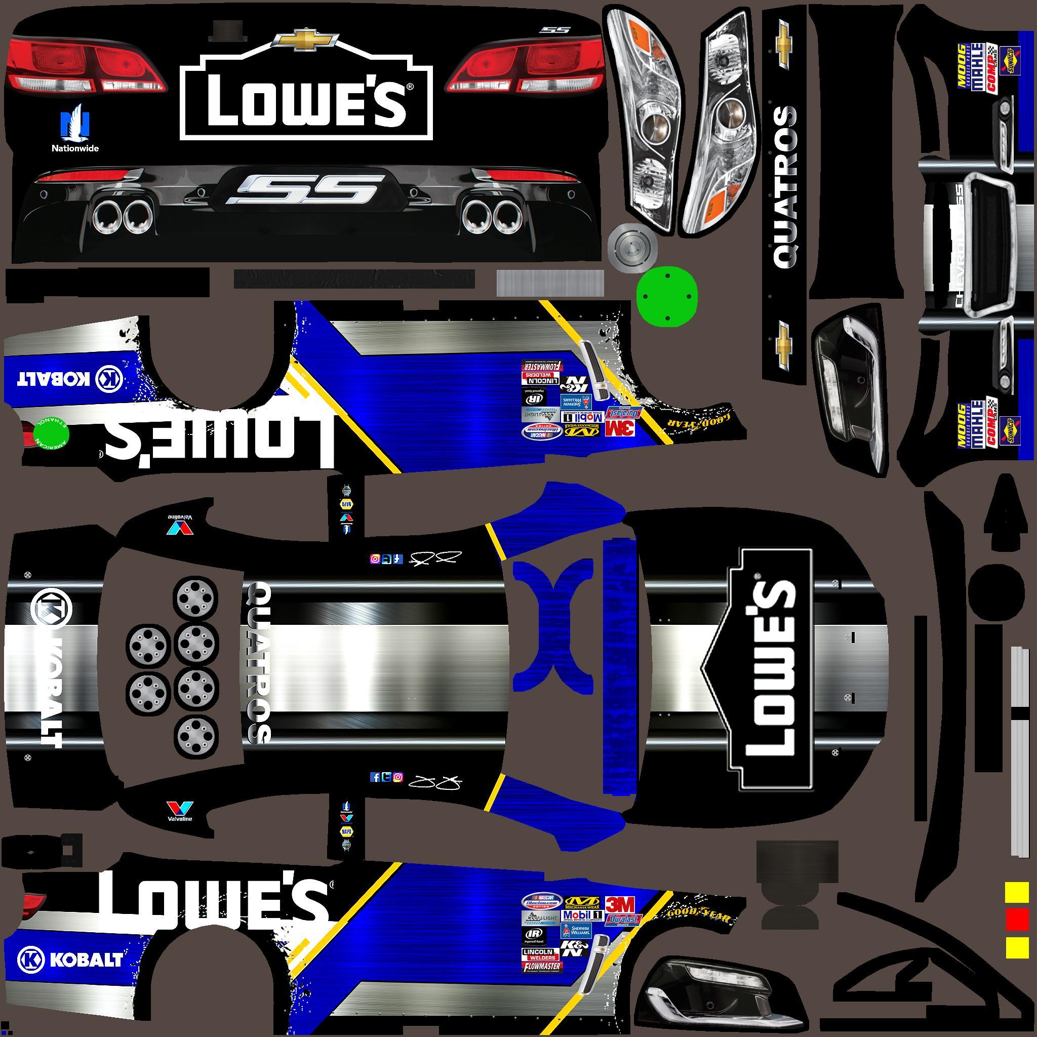 Preview of Lowes Chevy SS Custom Paint Scheme 2017 by Jose M.