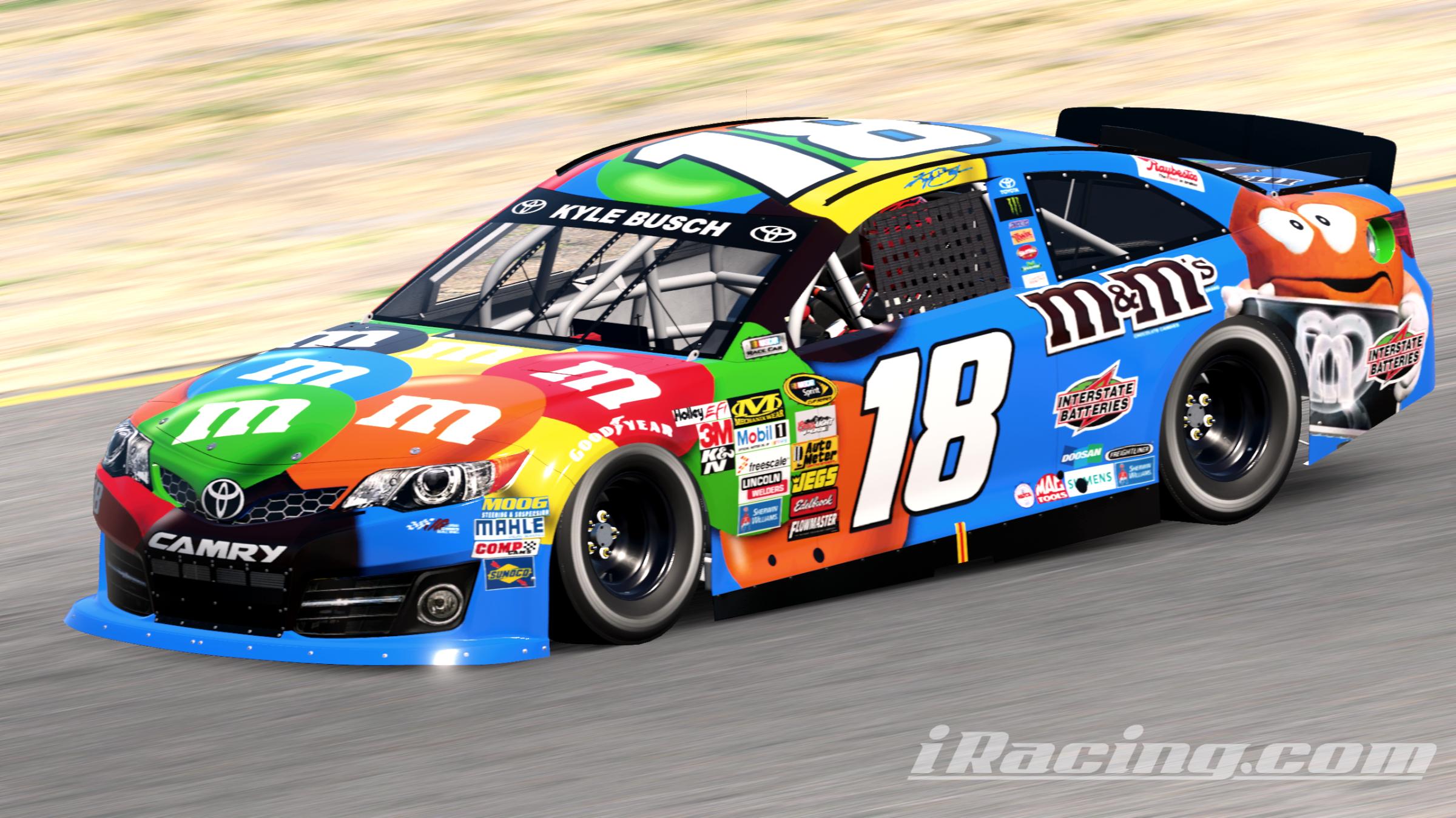 Preview of Kyle Busch 2014 m&ms Pretzel (Custom #) by Gary P.