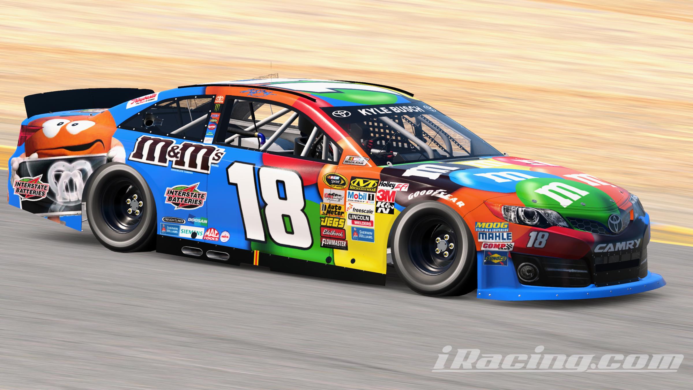 Preview of Kyle Busch 2014 m&ms Pretzel (Custom #) by Gary P.