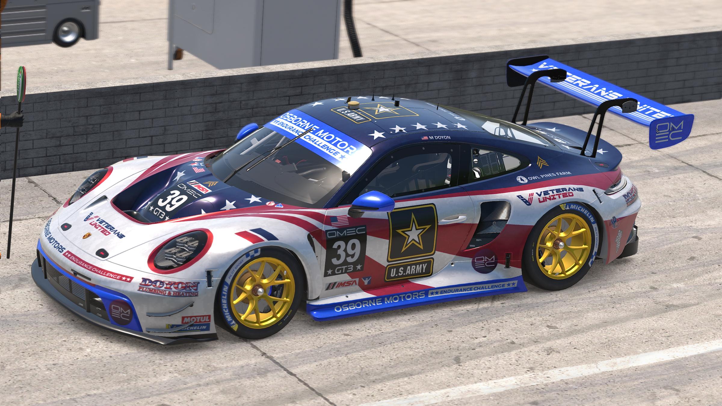 Preview of Veterans United Porsche 992 GT3 "Blue" v1.1 by Patrick Cantrell