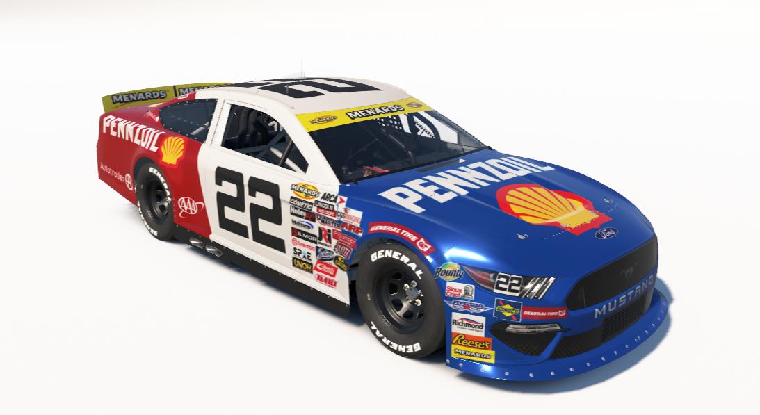 Preview of Joey Lagano Pennzoil Darlington ARCA Ford Mustang by Ronald Lawson2