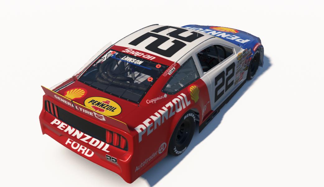 Preview of Joey Lagano Pennzoil Darlington ARCA Ford Mustang by Ronald Lawson2