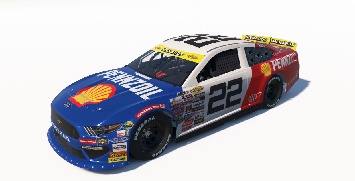 Preview of Joey Lagano Pennzoil Darlington ARCA Ford Mustang by Ronald Lawson2