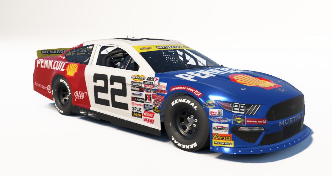 Preview of Joey Lagano Pennzoil Darlington ARCA Ford Mustang by Ronald Lawson2
