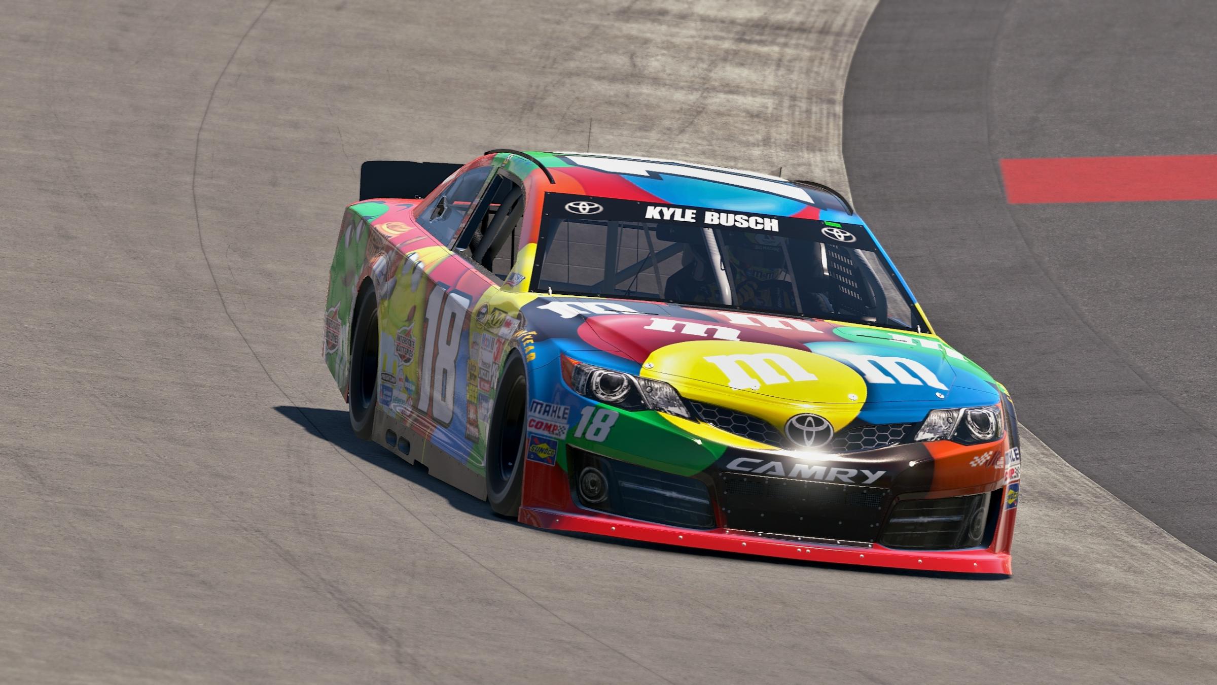 Preview of Kyle Busch #18 M&Ms Peanut Butter 2014 Toyota Camry (Sim Stamp) by Erick Heeter