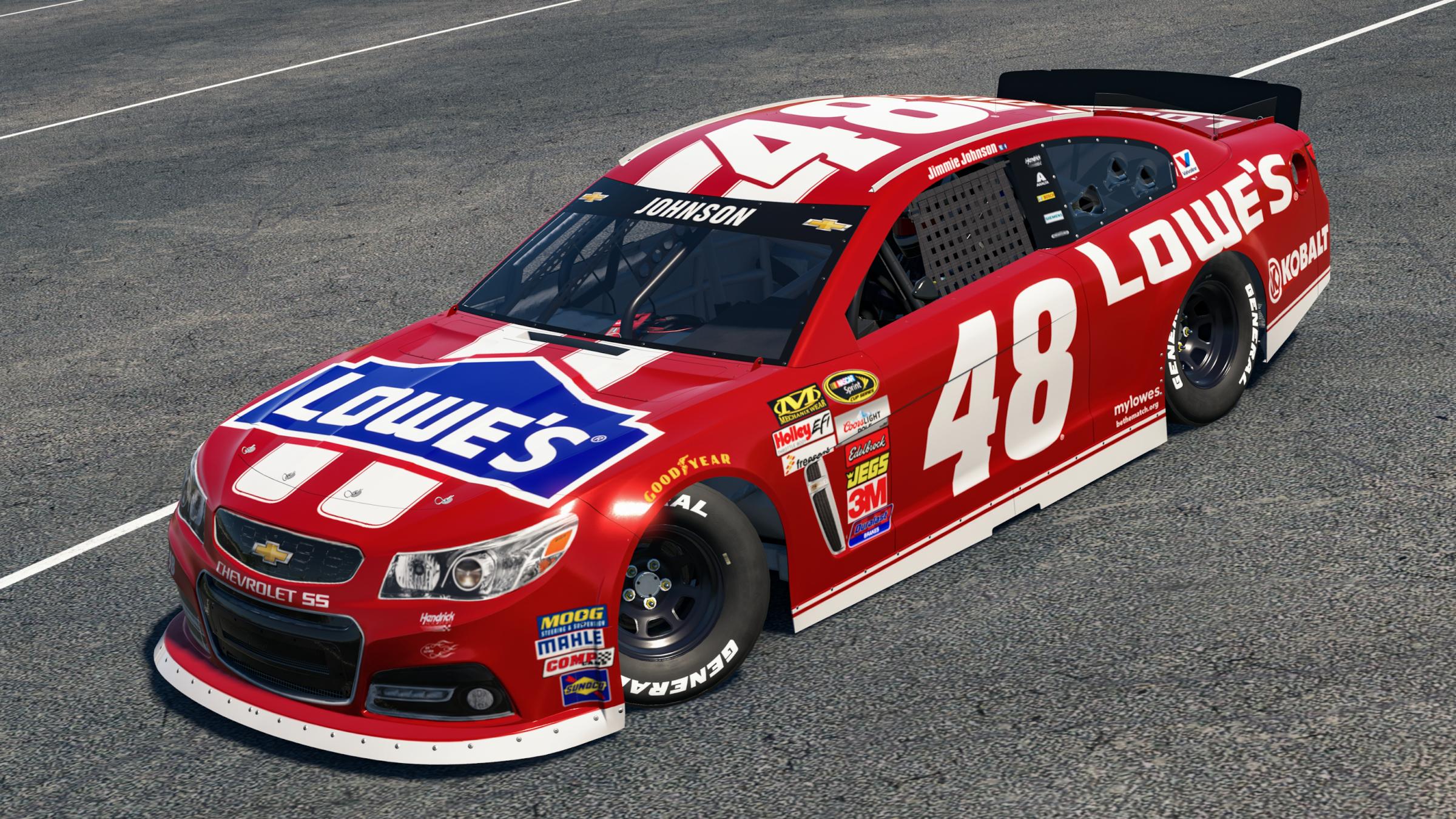 Preview of Jimmie Johnson 2014 Lowes Red Vest (Custom #) by Jason Gallagher2
