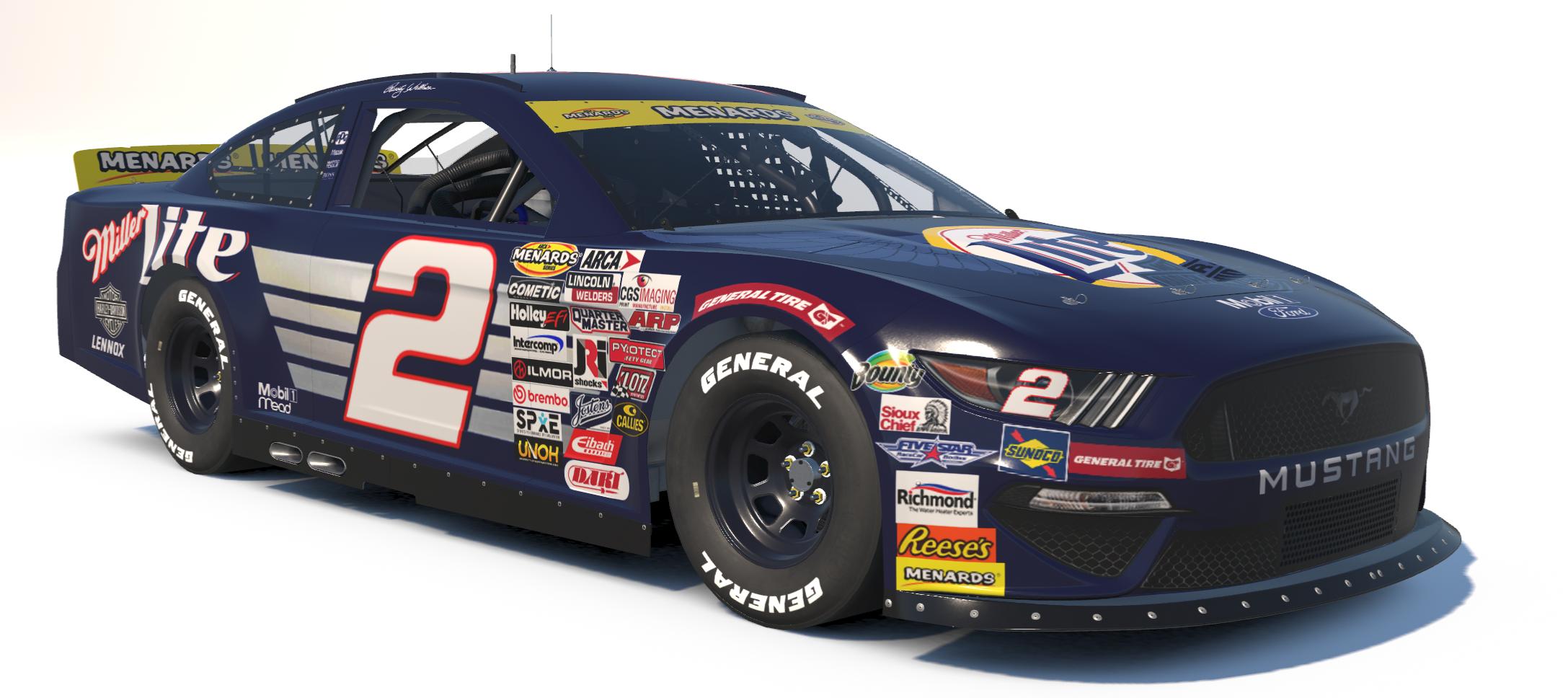 Preview of Rusty Wallace 1999 Miller Harley Davidson Ford No Numbers by Josh Bearden