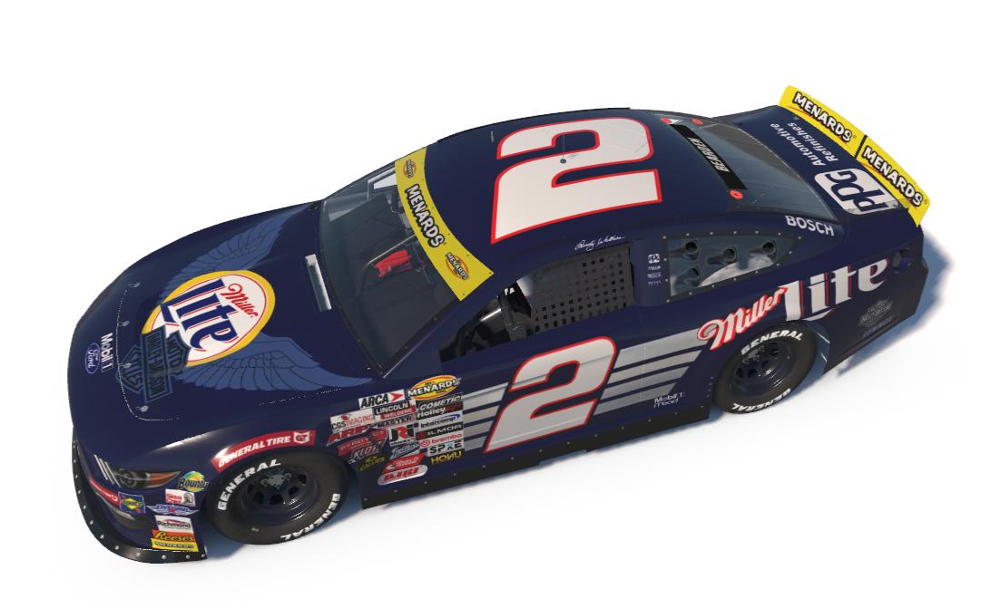 Preview of Rusty Wallace 1999 Miller Harley Davidson Ford No Numbers by Josh Bearden
