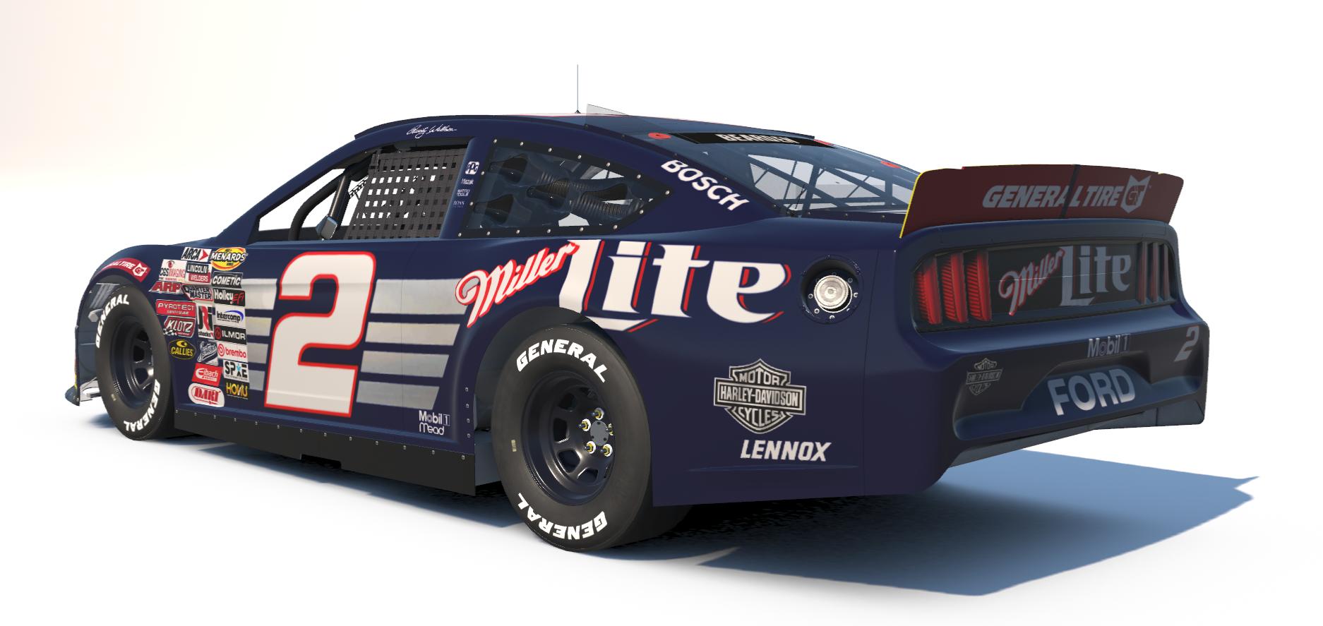 Preview of Rusty Wallace 1999 Miller Harley Davidson Ford No Numbers by Josh Bearden