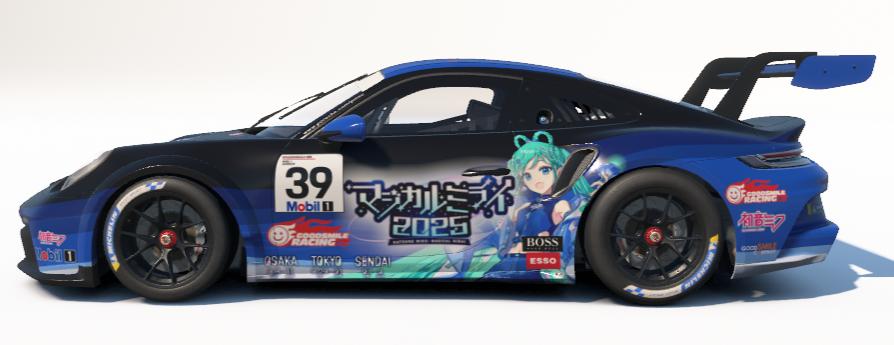 Preview of 2025 Goodsmile Racing Magical Mirai Porsche 911 GT3 Cup by Dexter S.