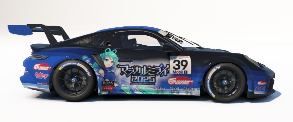 Preview of 2025 Goodsmile Racing Magical Mirai Porsche 911 GT3 Cup by Dexter S.