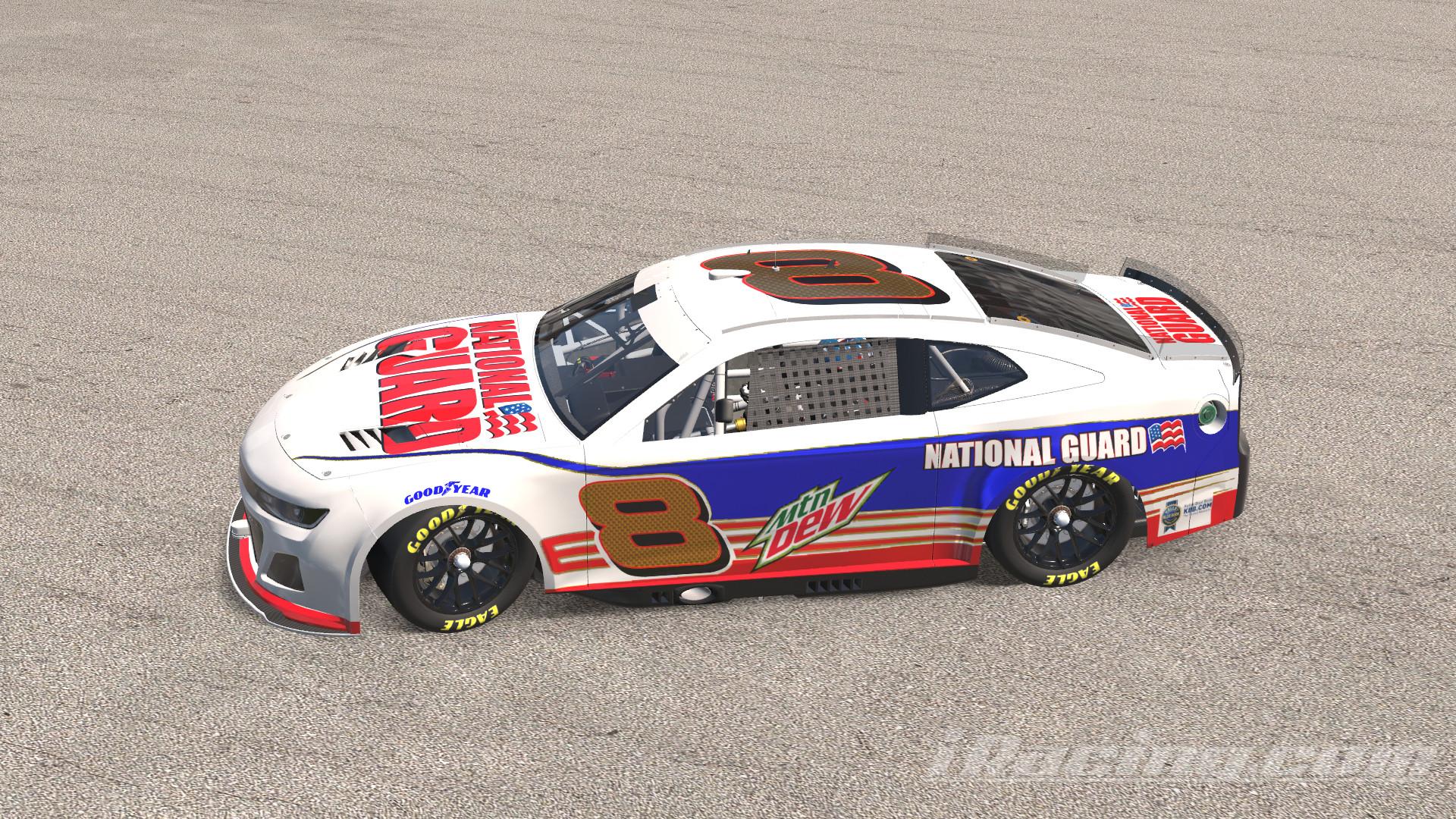 Preview of Dale Earnhardt JR 2014 National Guard #88 Paint Scheme as DEI #8 by Lucas Alves9